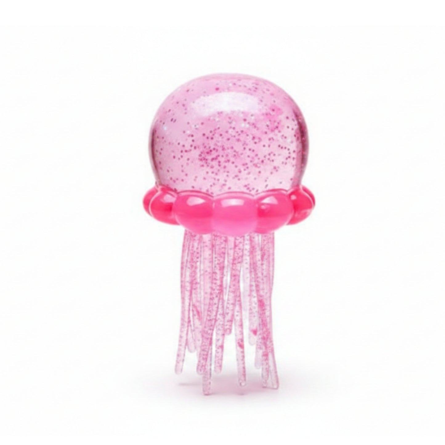 Octopus Squishy Stress Relief Toy | Soft Slow Rising Sensory Fidget Pink On White Background