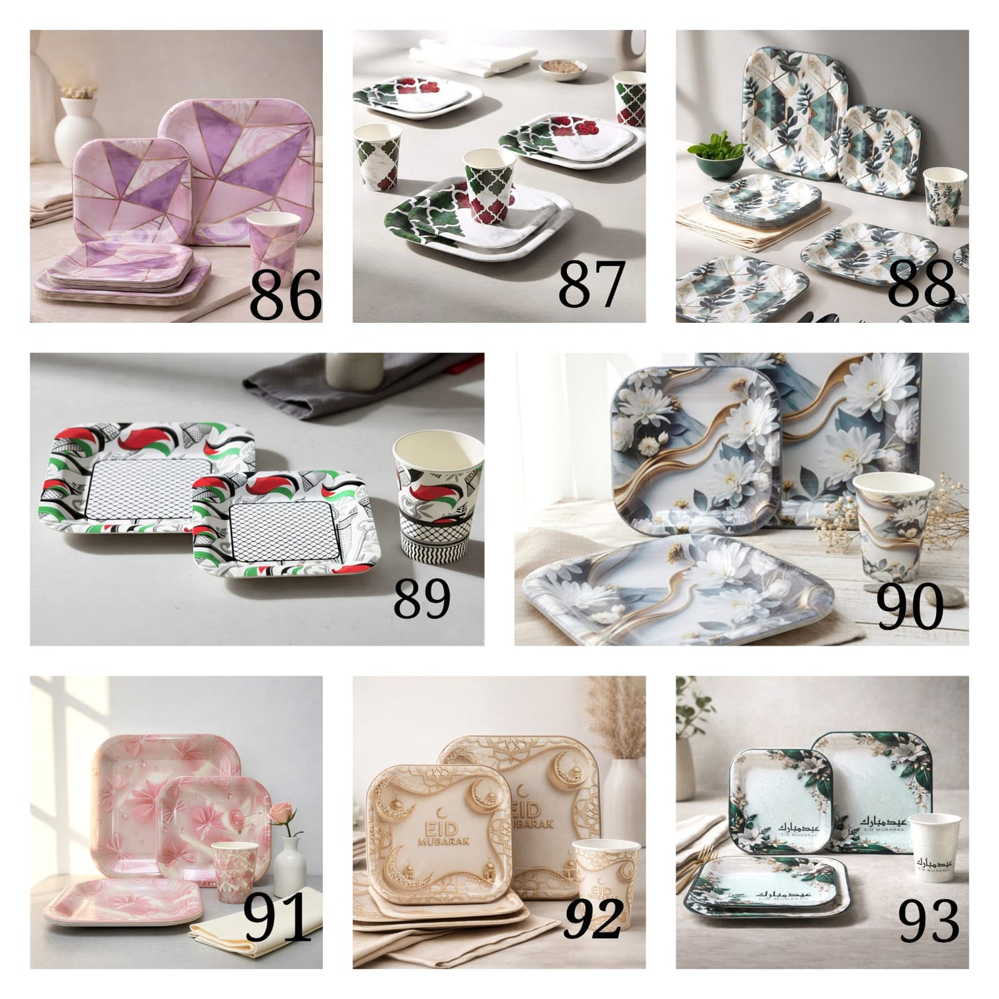 Paper plates 60pc