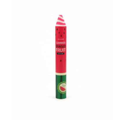 Pencil Shaped Fruit Eraser | Cute Novelty School Eraser Watermelon On White Background