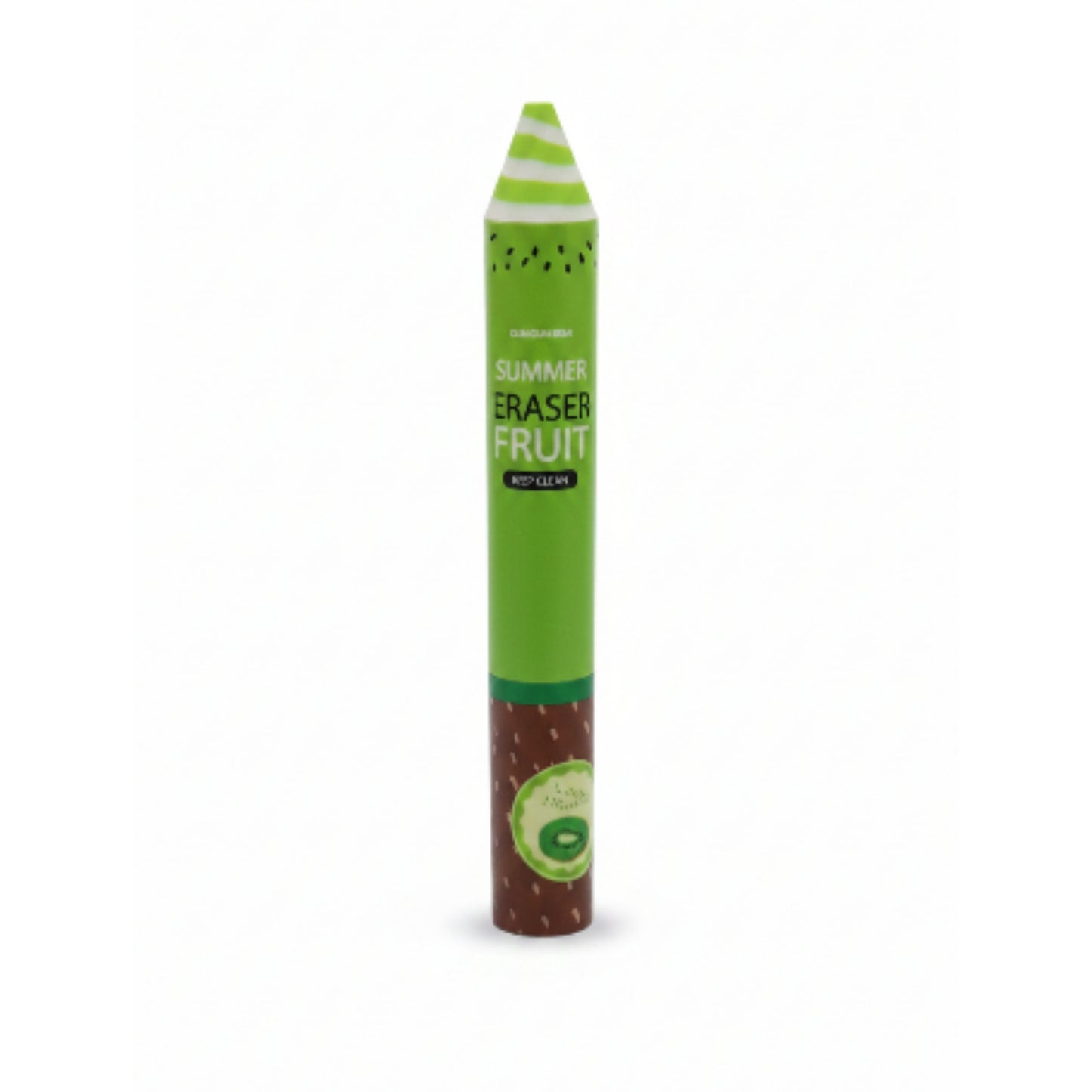Pencil Shaped Fruit Eraser | Cute Novelty School Eraser Kiwi On White Background
