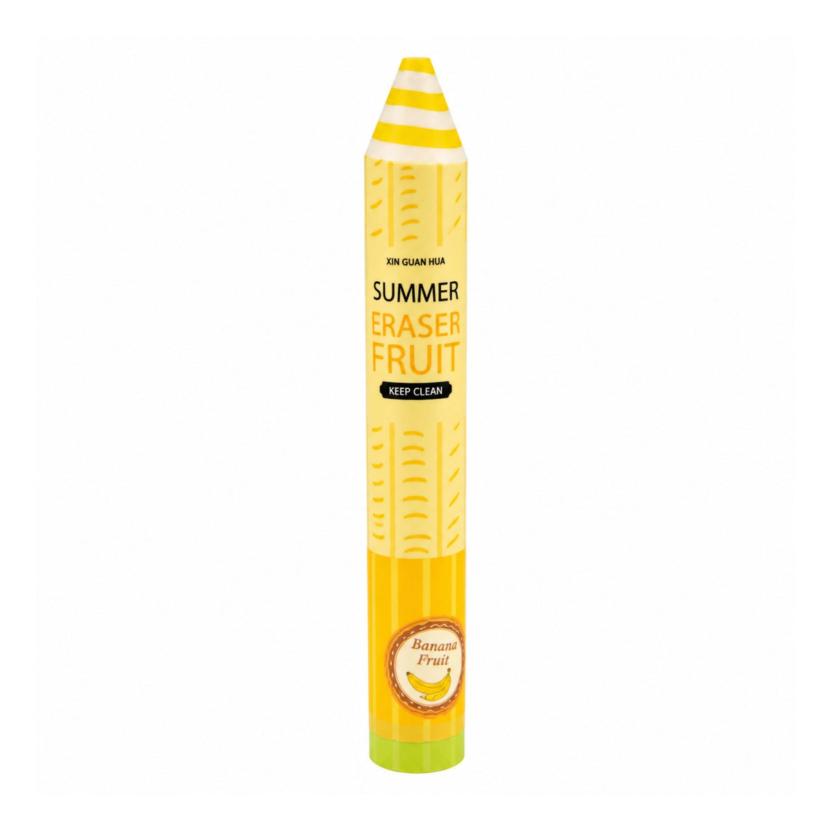 Pencil Shaped Fruit Eraser - Cute Novelty School Eraser
