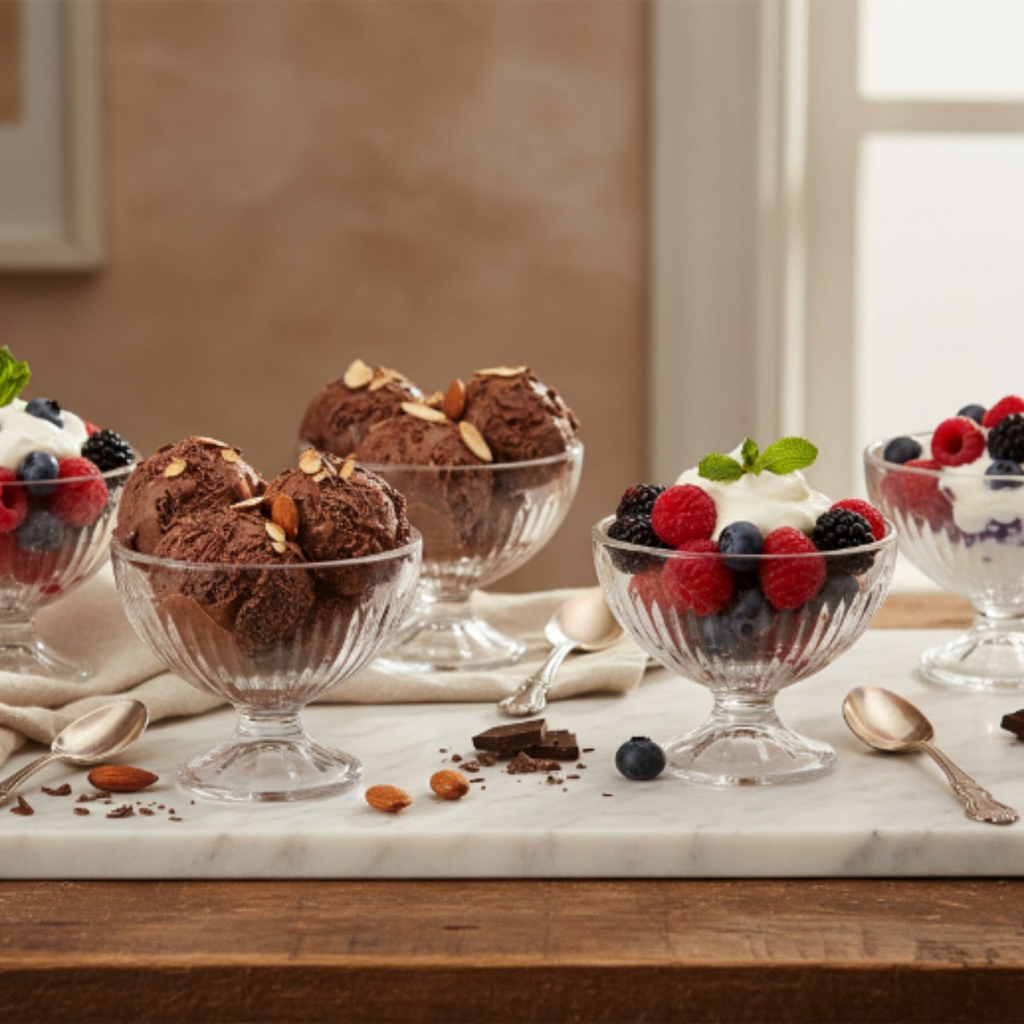 Persia 6pc Glass Dessert Bowls