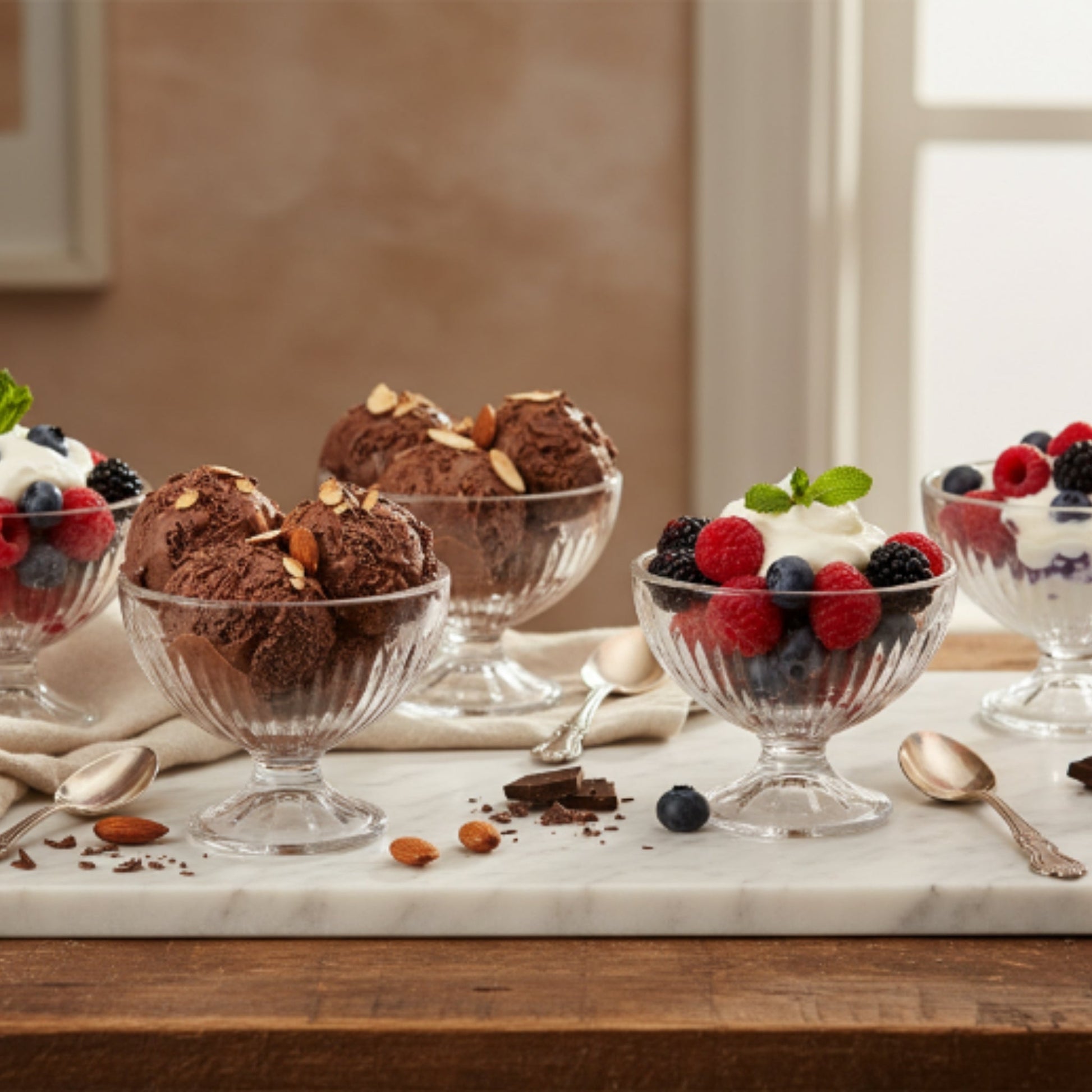 Persia 6pc Glass Dessert Bowls