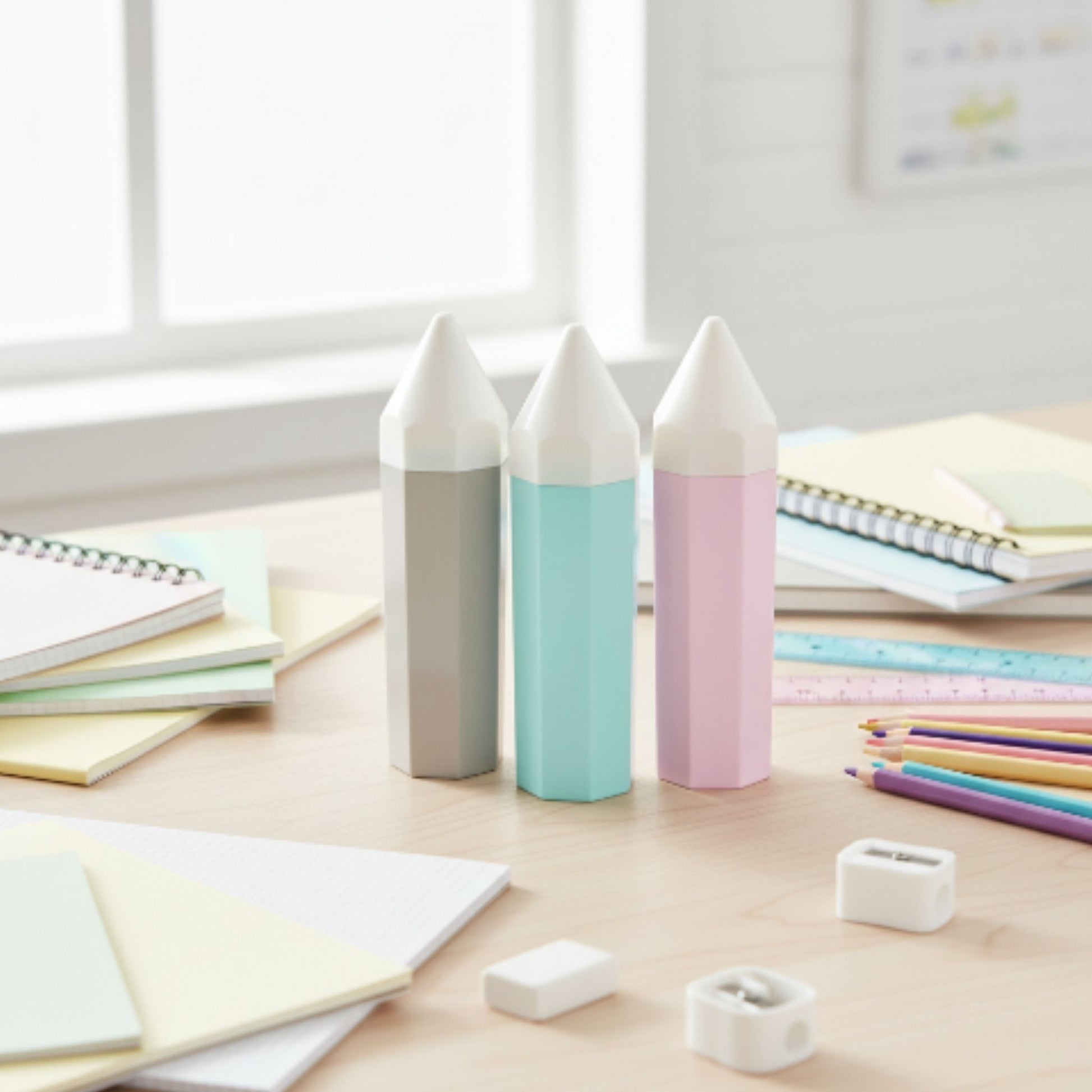 Plastic Pencil Shaped Cases