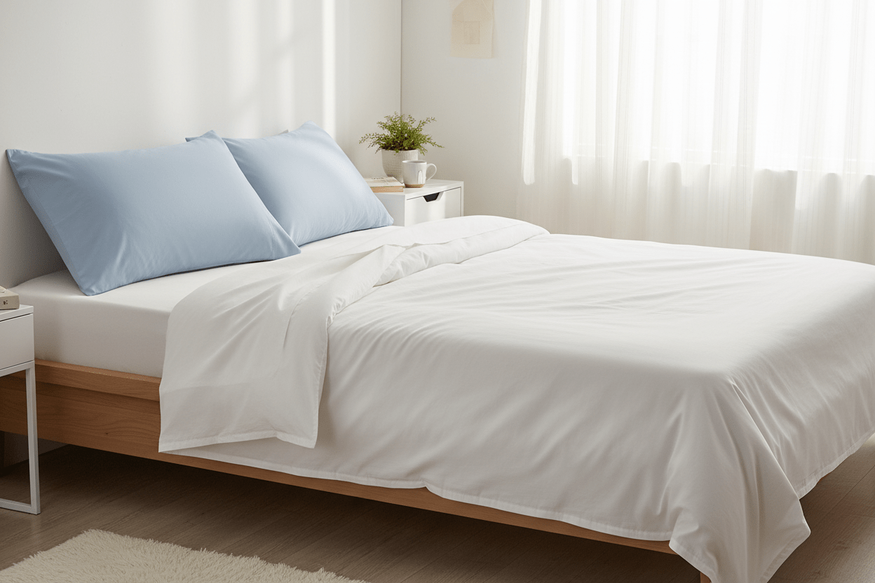 Pollycotton Percale King Pillowcase