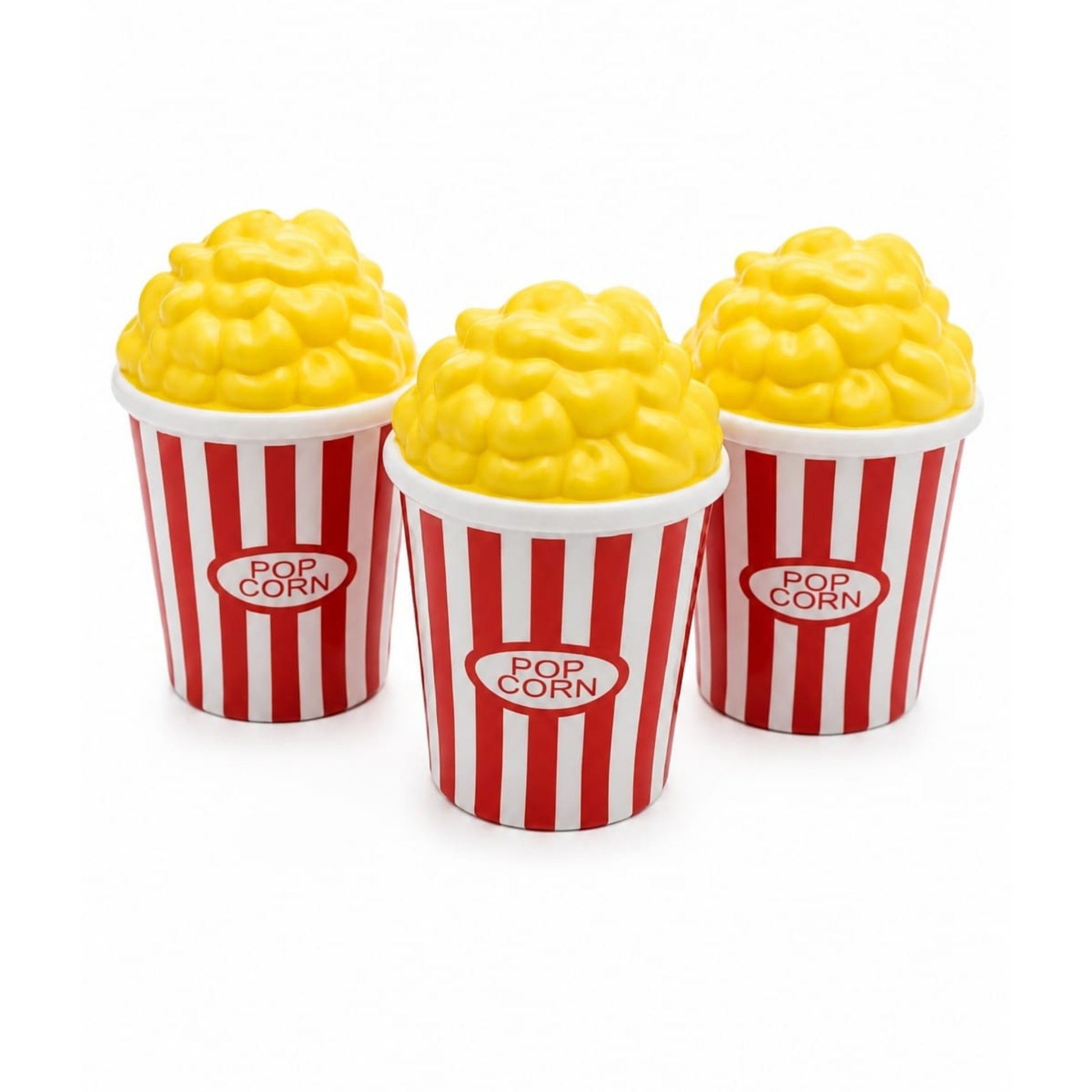 Popcorn Squishy Fidget Toy - Stress Relief Sensory Toy On White Background