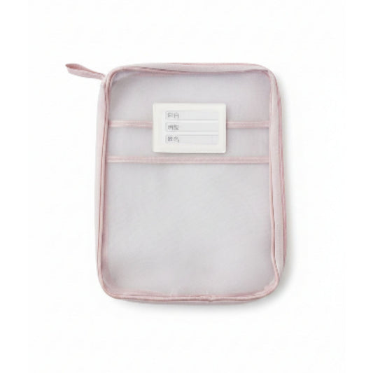Portable Expanding File Folder Organizer for A4 Documents - Pink