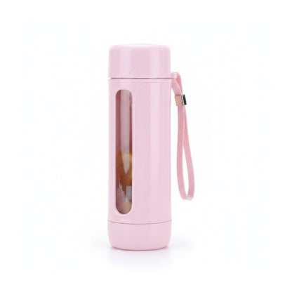 Portable Glass Water Bottle
