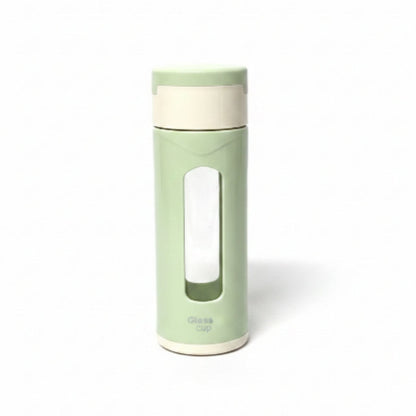 Portable Glass Water Bottle
