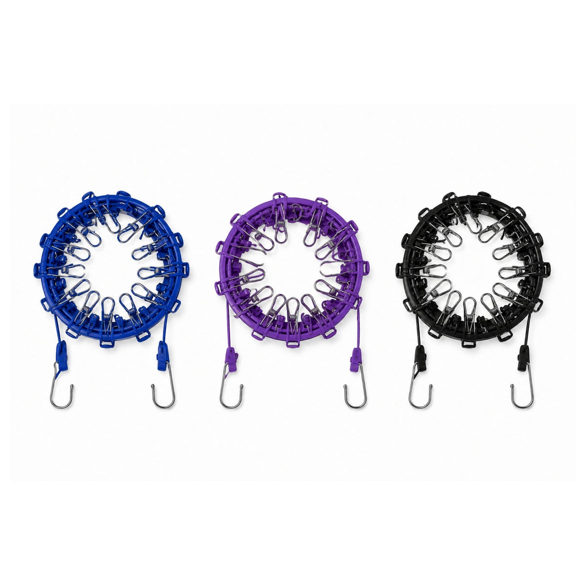 Portable Retractable Clothes Line – Travel Drying Line with Built-In Clips