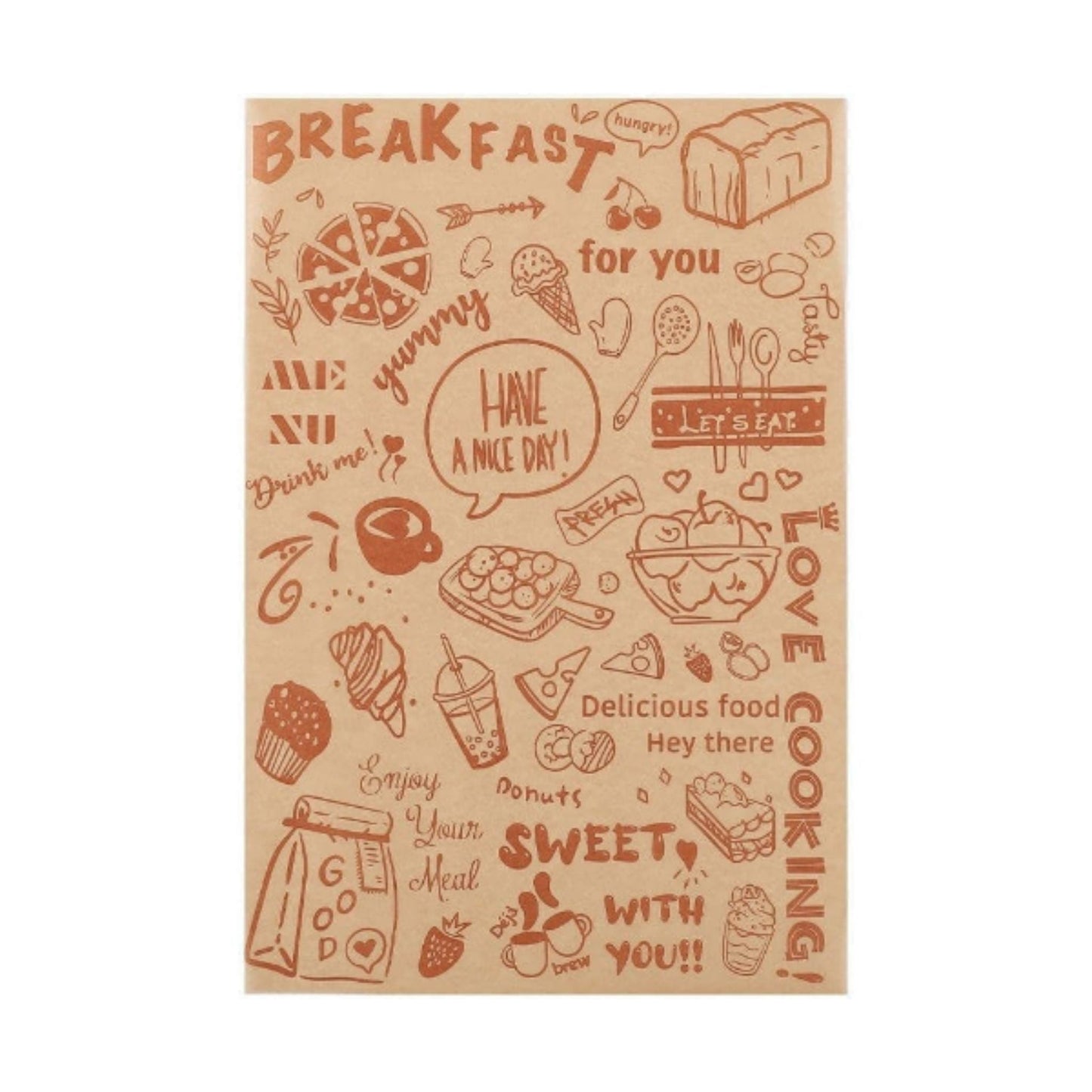 Printed Parchment Paper 30x8cm