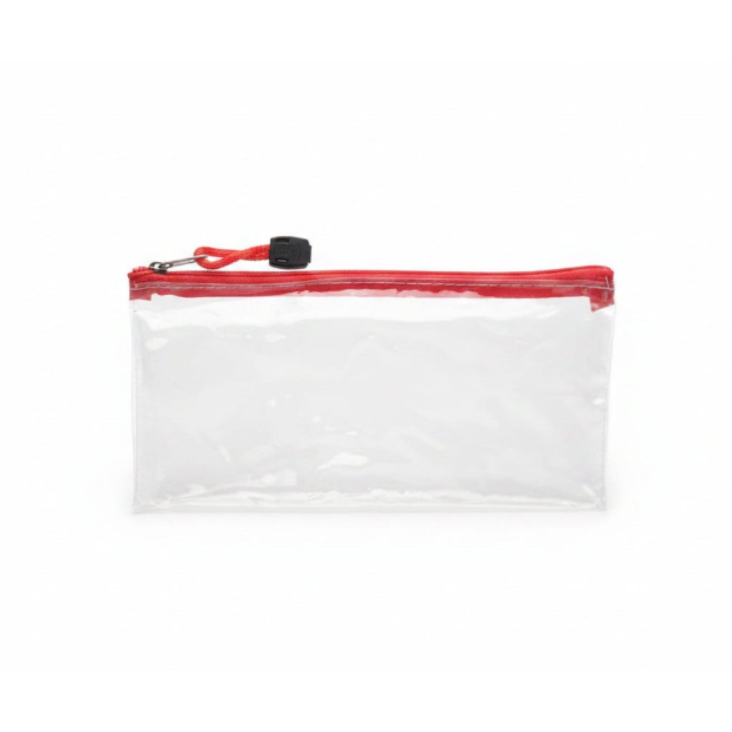 PVC Clear Pencil Case with Zip – Transparent Stationery Pouch for Pens, Pencils, School Supplies & Office Essentials