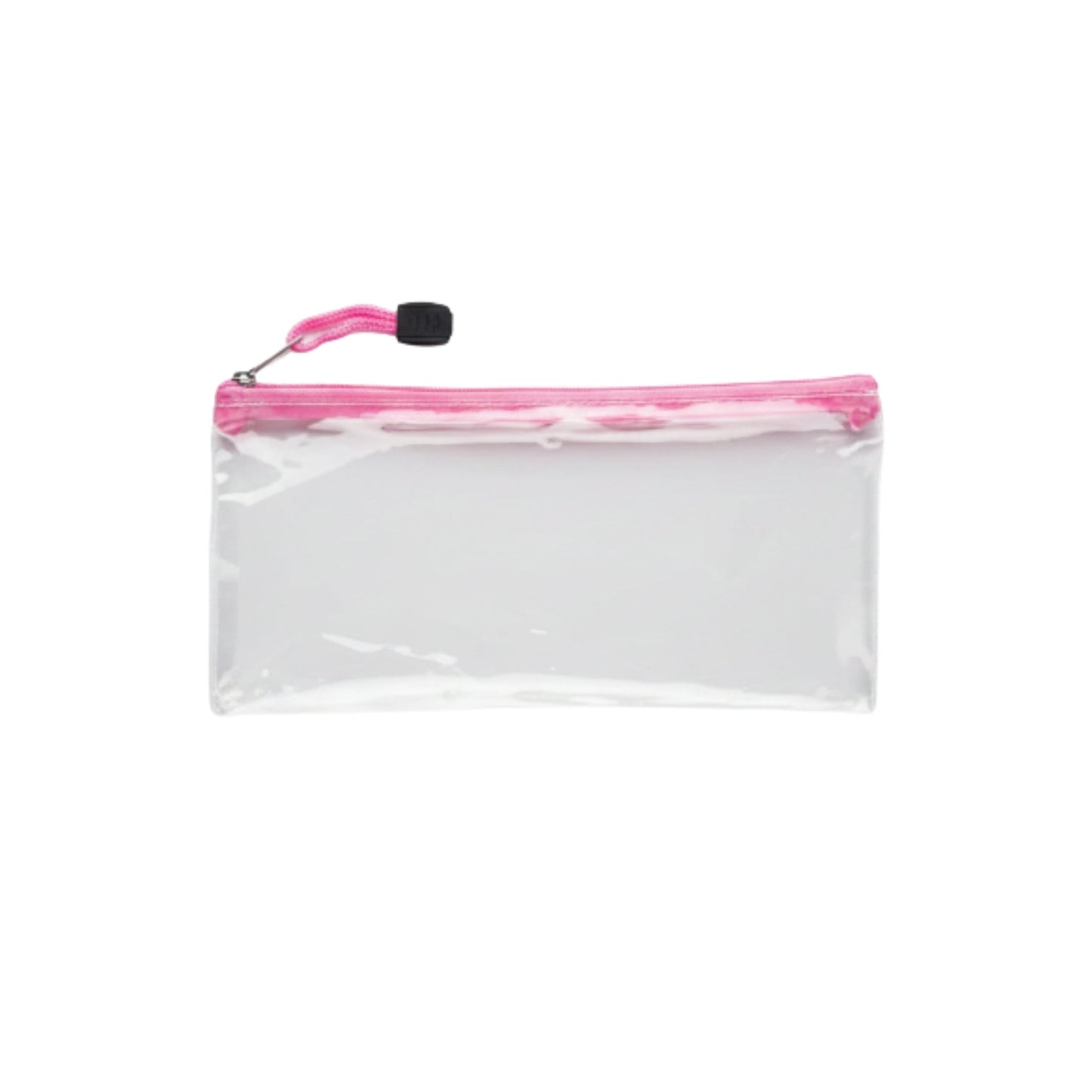 PVC Clear Pencil Case with Zip – Transparent Stationery Pouch for Pens, Pencils, School Supplies & Office Essentials
