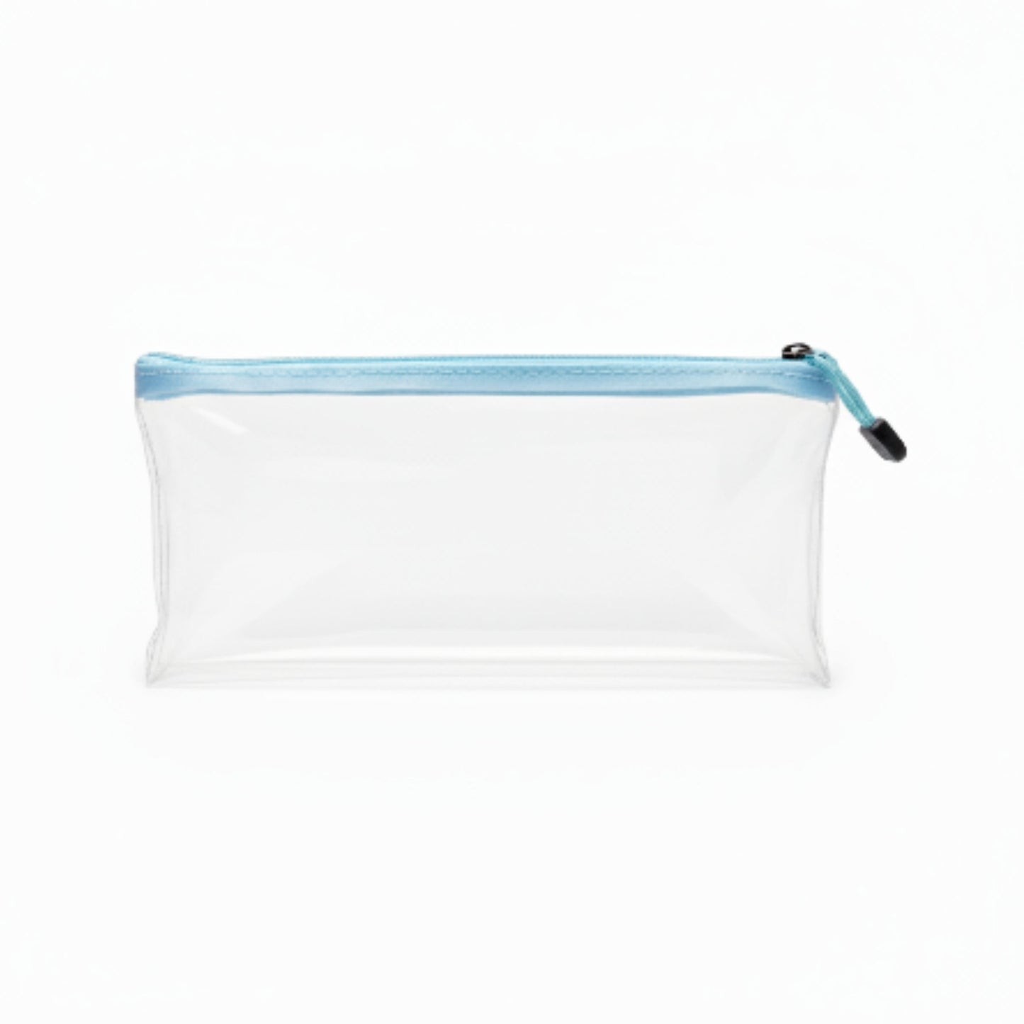 PVC Clear Pencil Case with Zip – Transparent Stationery Pouch for Pens, Pencils, School Supplies & Office Essentials