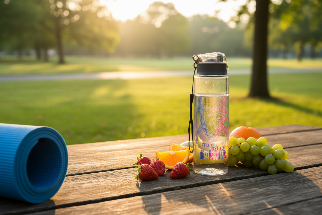 Qlux Printed Water Bottle