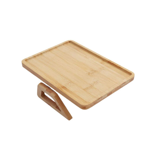 Rectangle Bamboo Arm Rest Tray