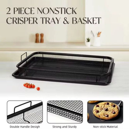 Rectangle Copper Crisper - Black