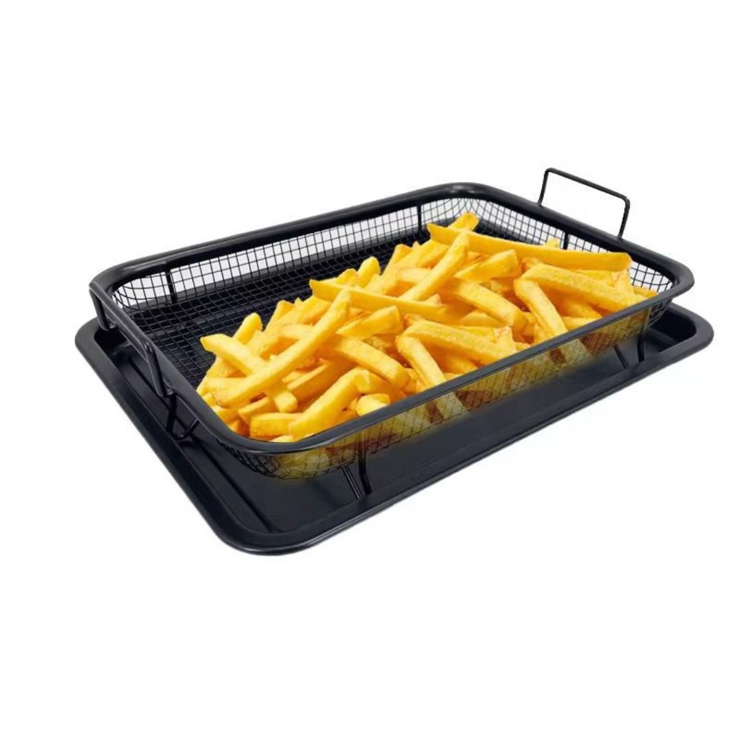 Rectangle Copper Crisper - Black