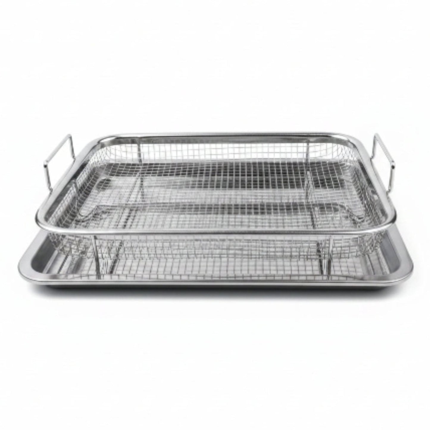 Rectangle Copper Crisper - Silver