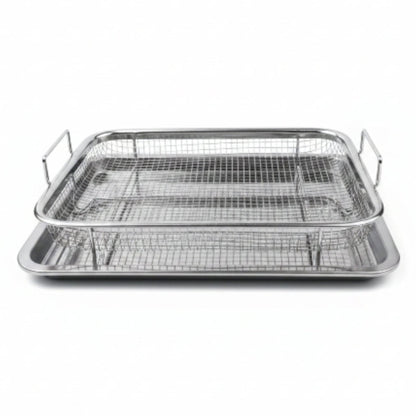 Rectangle Copper Crisper - Silver