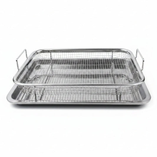 Rectangle Copper Crisper - Silver
