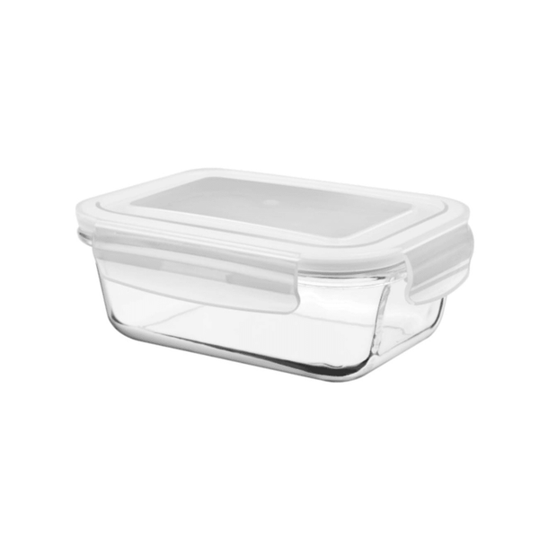 Rectangle Glass Container With Clip Lid - Value Cart