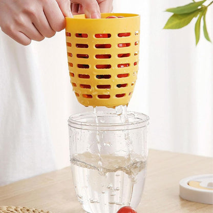 Portable Reusable Fruit Snack Cup Lifestyle