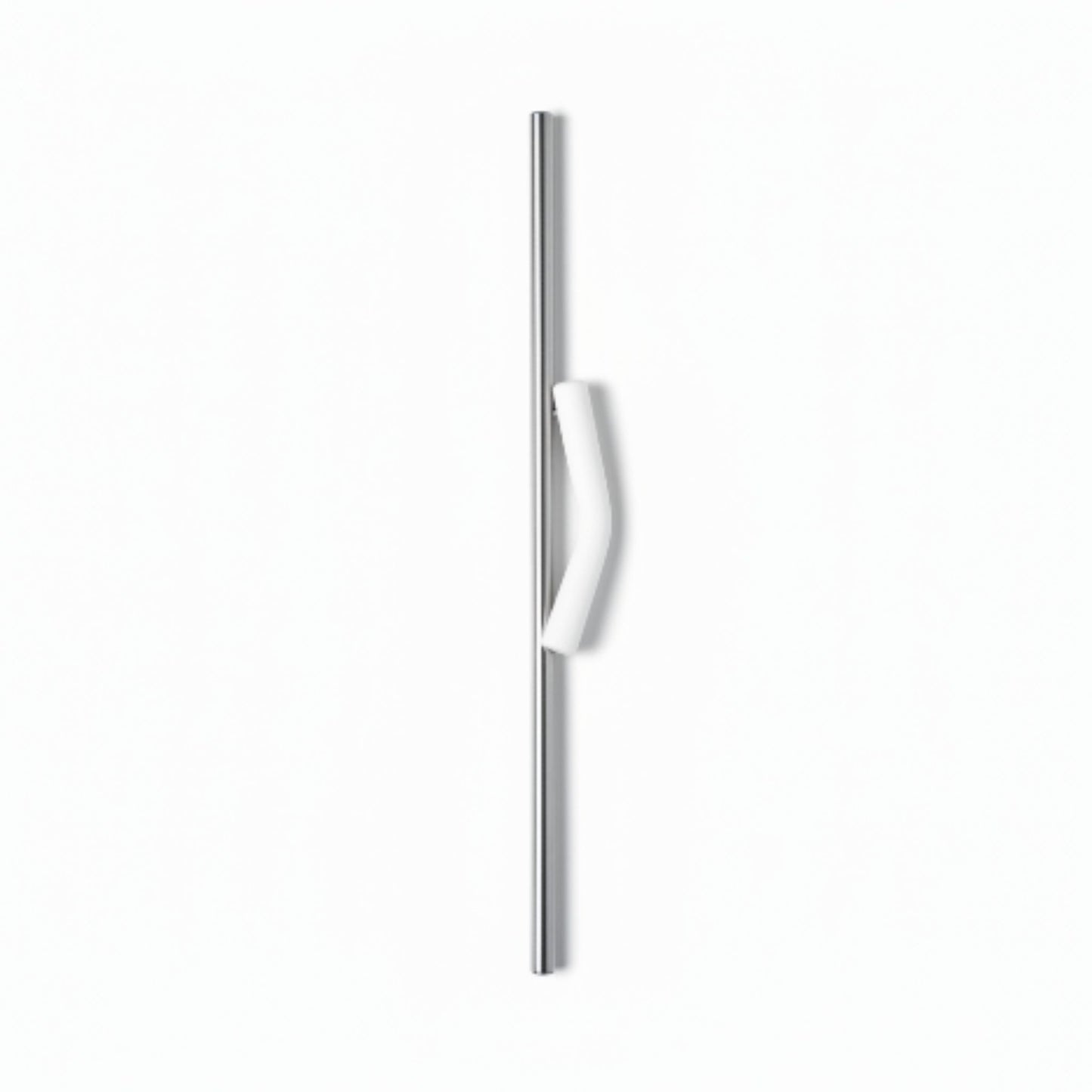 Reusable Stainless Steel Straw with Silicone Tip – 28.5cm Extra Long Metal Drinking Straw