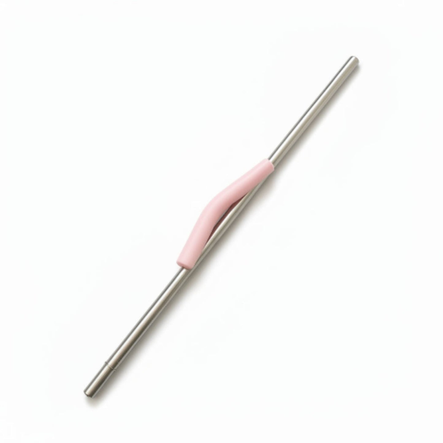 Reusable Stainless Steel Straw with Silicone Tip – 28.5cm Extra Long Metal Drinking Straw