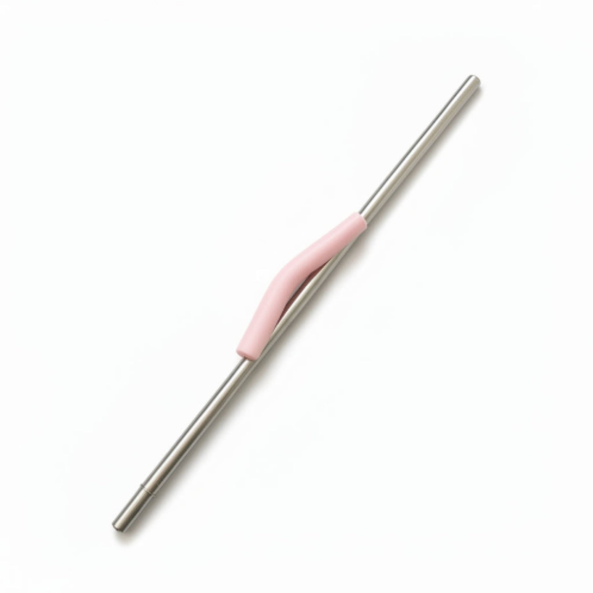 Reusable Stainless Steel Straw with Silicone Tip – 28.5cm Extra Long Metal Drinking Straw