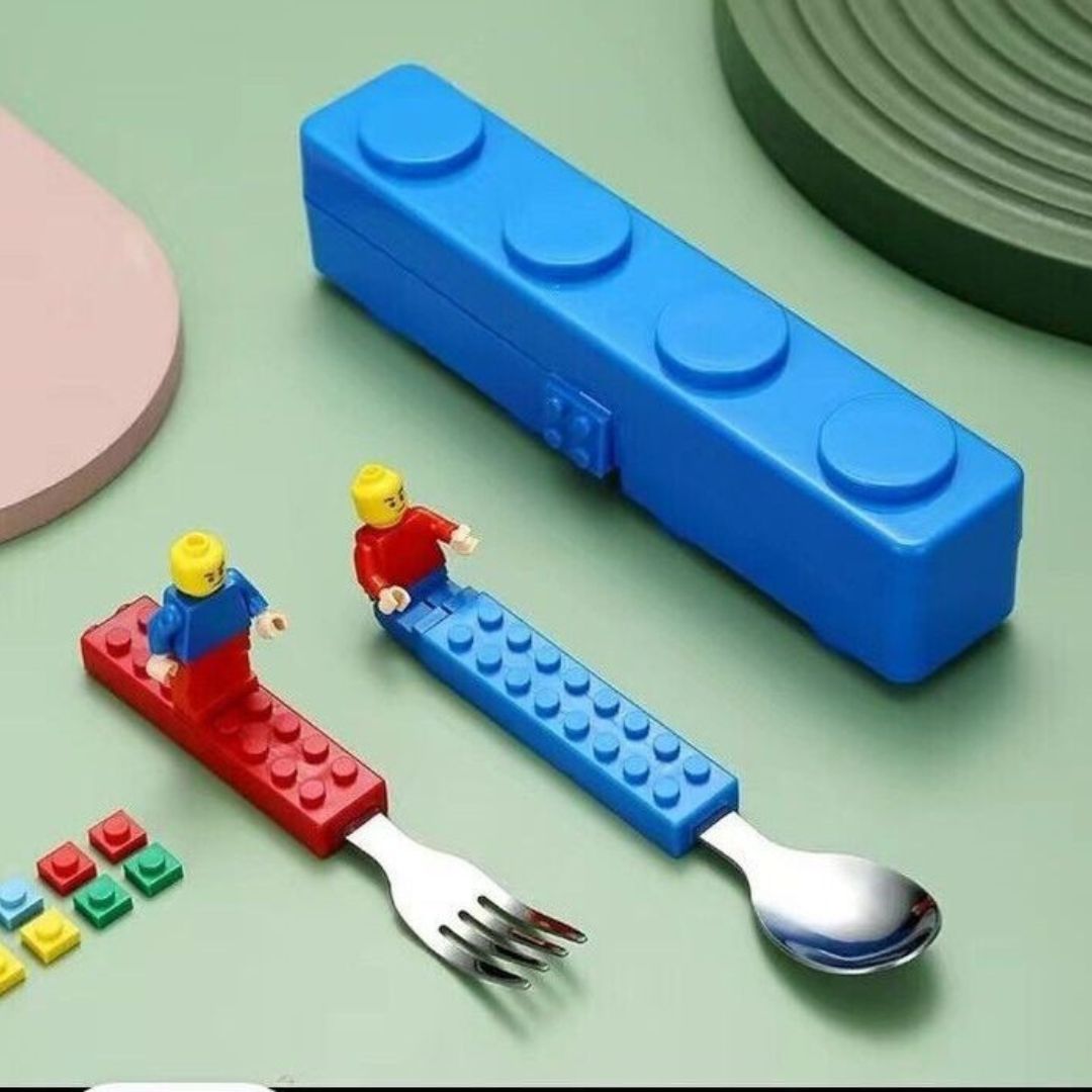 2pc Lego Cutlery Set