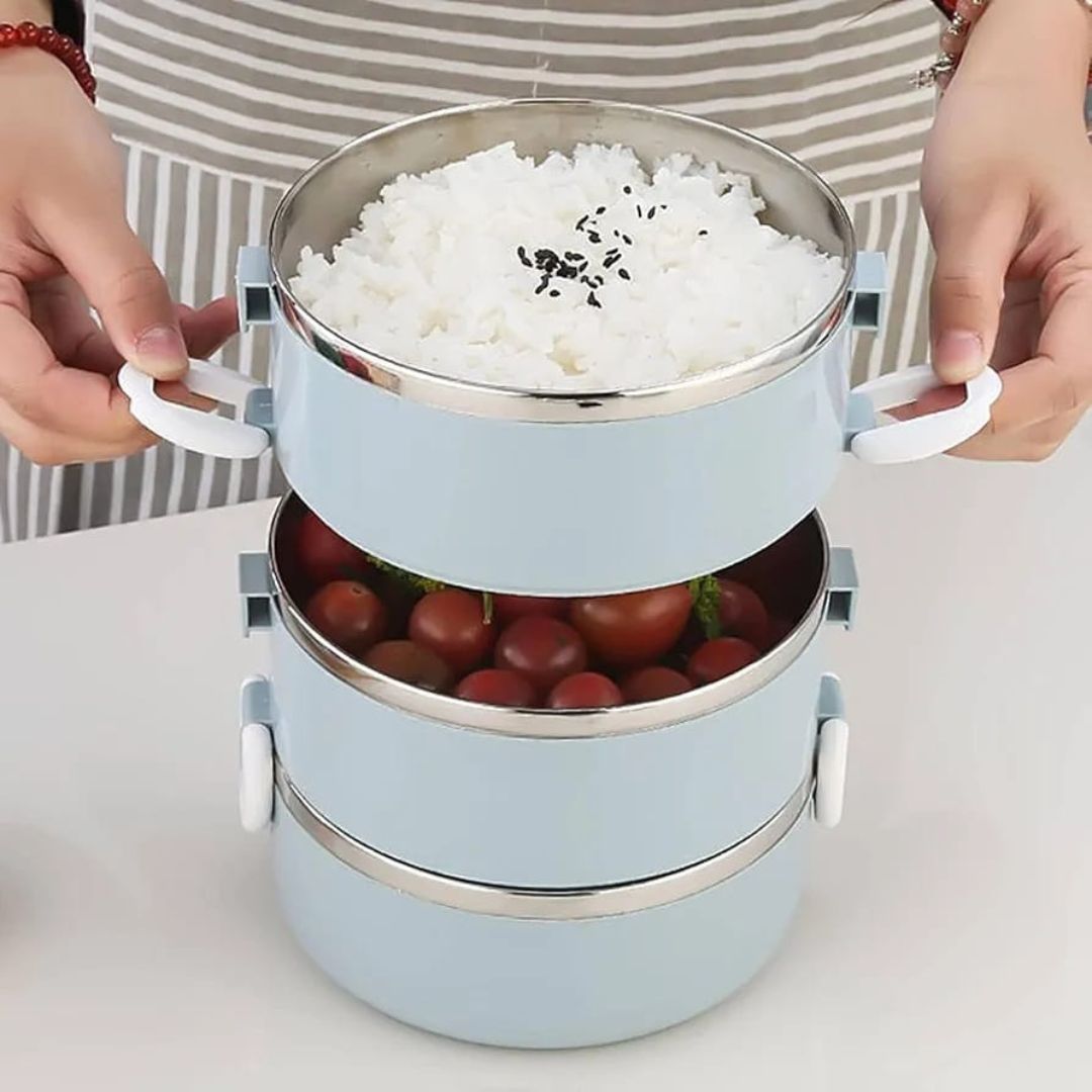 Stainless Steel Food Flask 4 layer