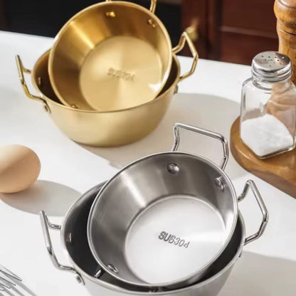 Stainless Steel Korean Dishing Bowl