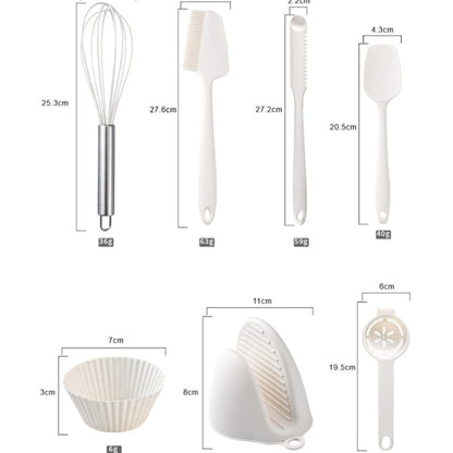 22pc Silicone Baking Set