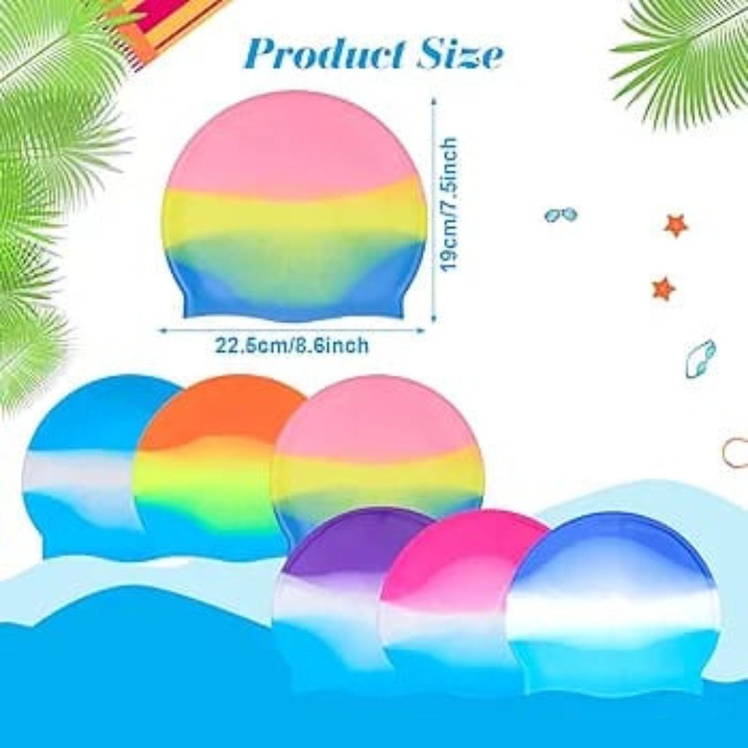 Ombre Swimming Cap