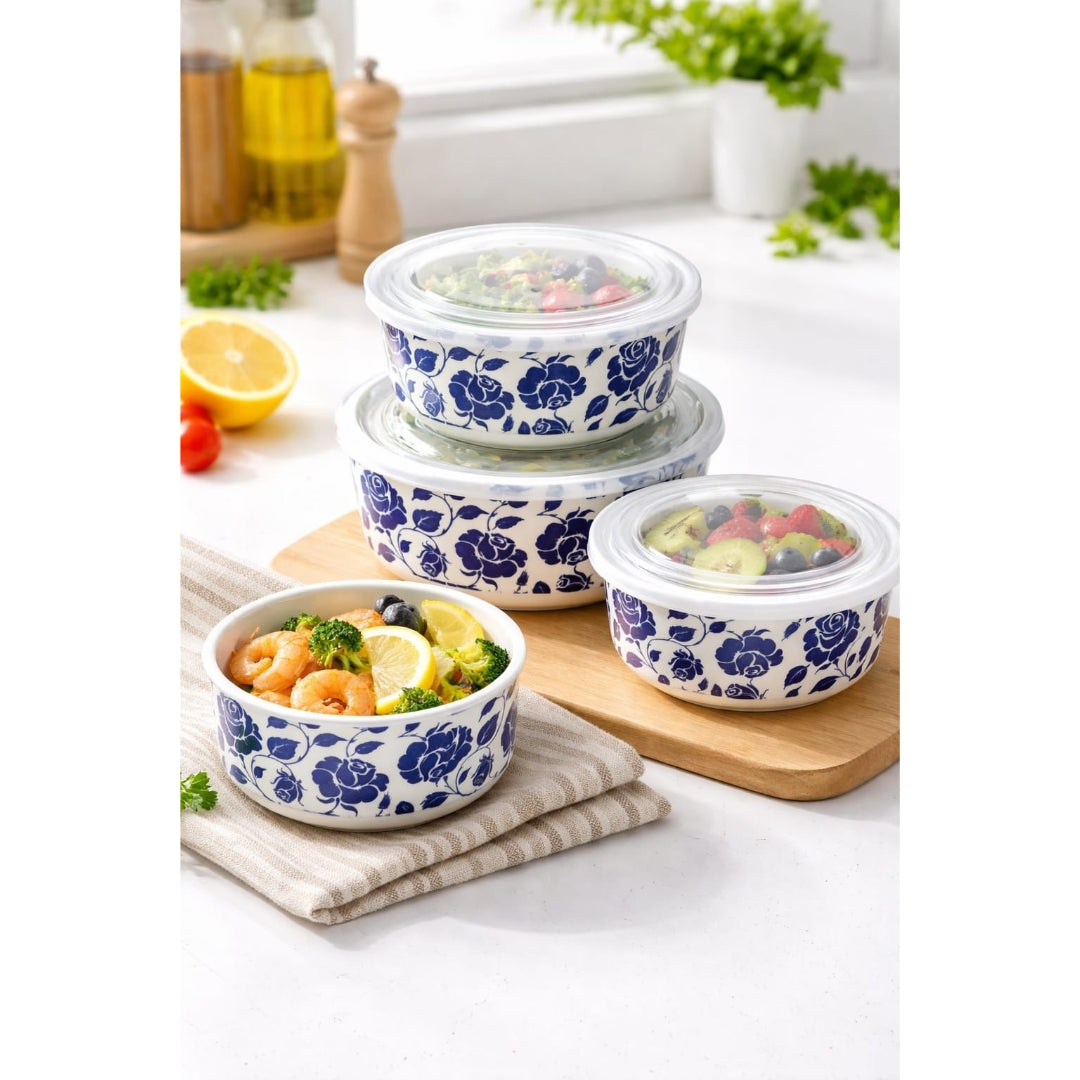 Danny Home 3pc Ceramic Food Storage