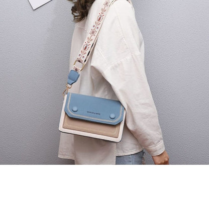 2 Tone Crossbody Sling Bag