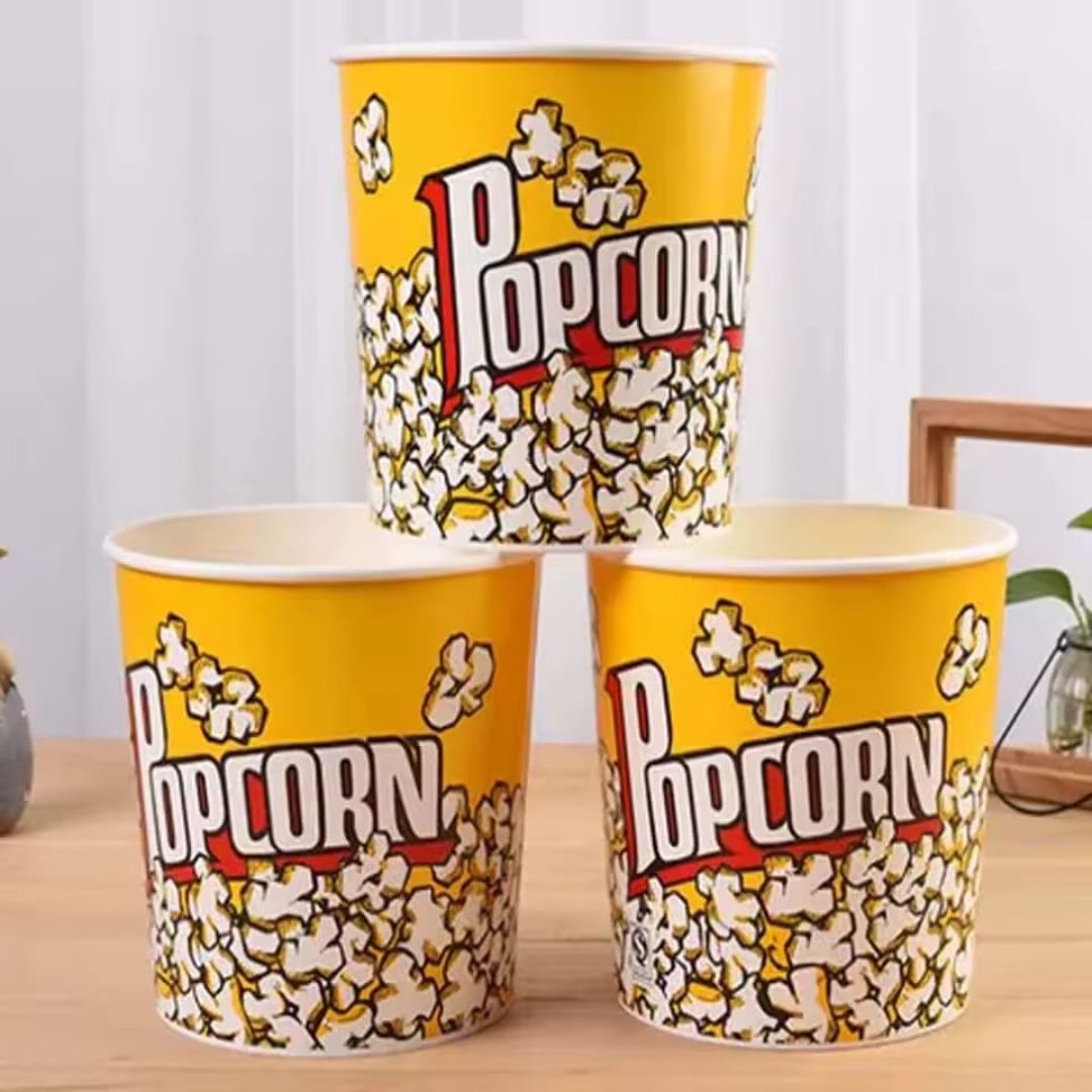Yellow Popcorn Bucket