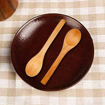 10pc Mini Wooden Spoon 13cm