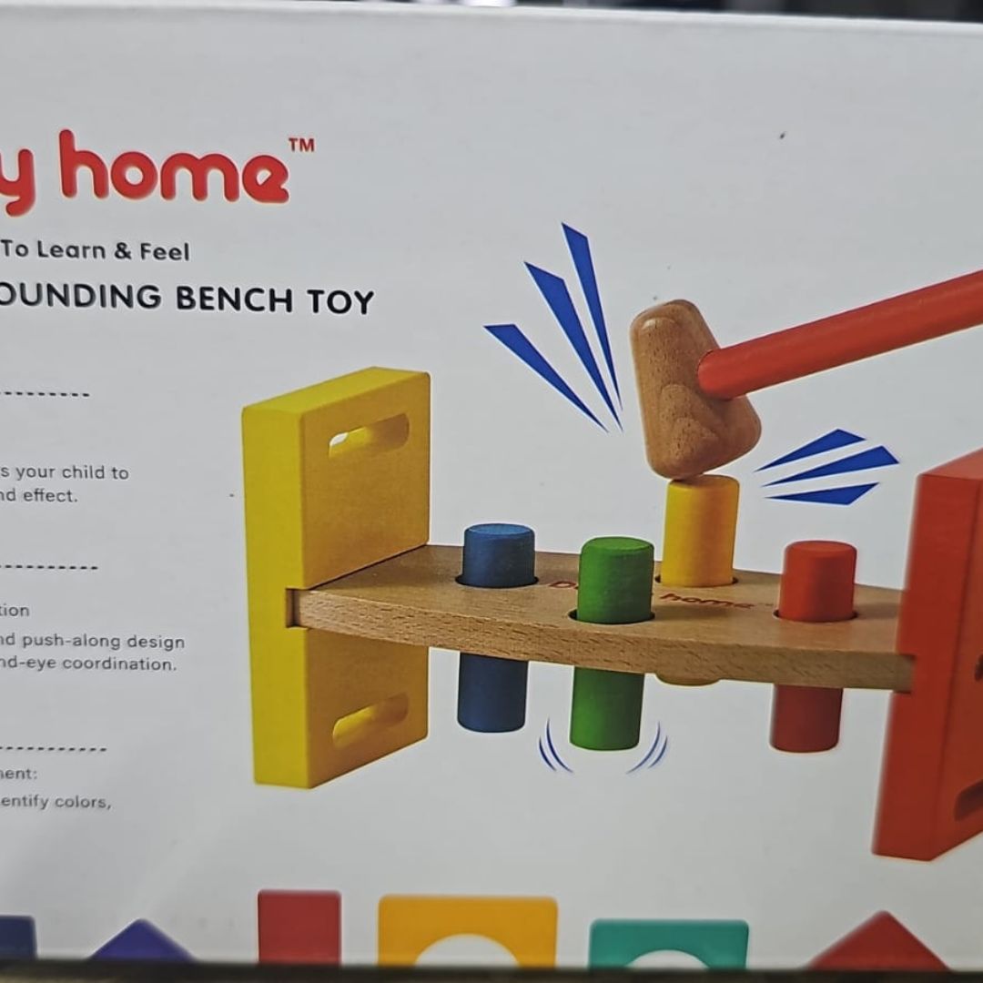 Danny Home Wooden 4 Slot Pounding Toy