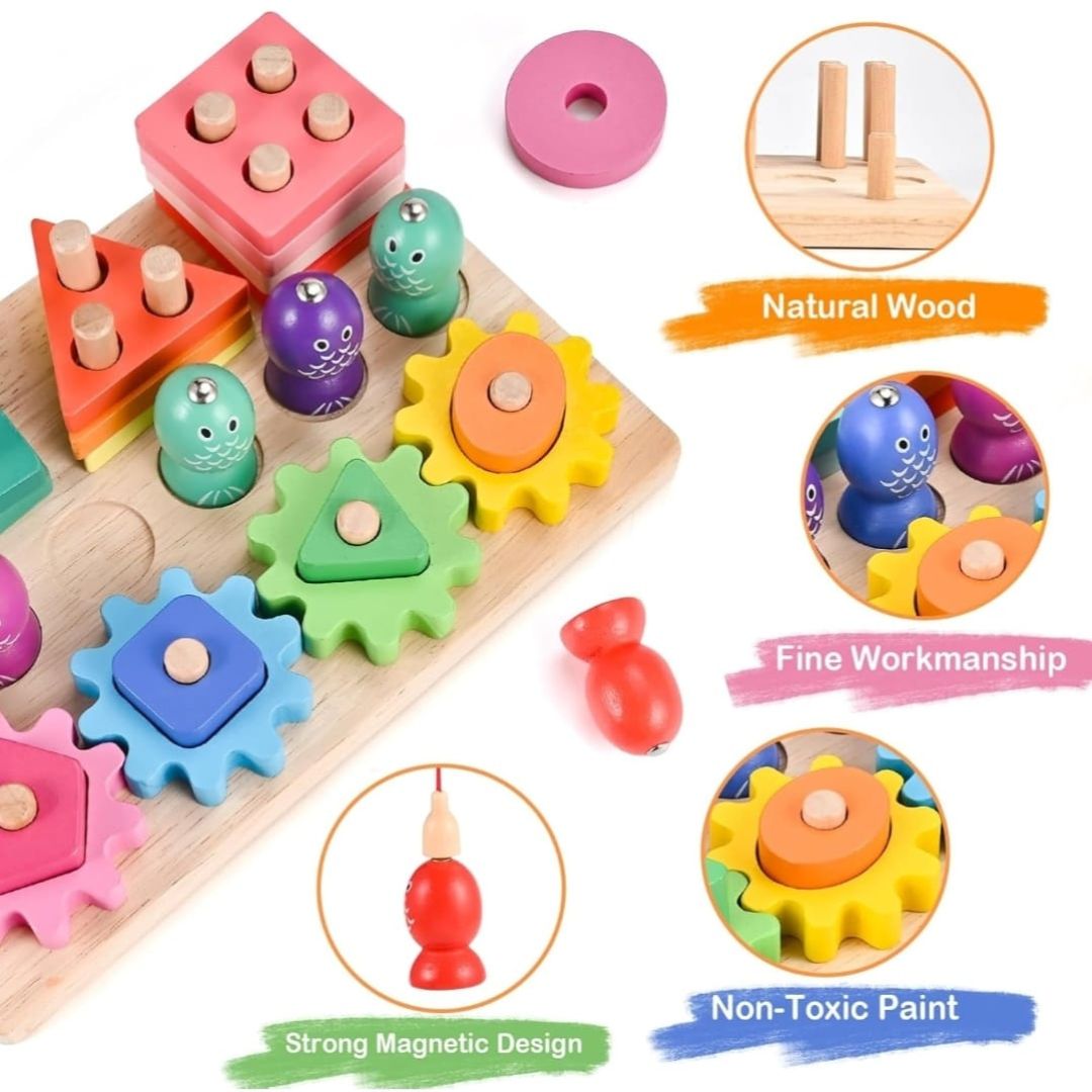 Danny Home 3 In 1 Fishing Set- Shapes