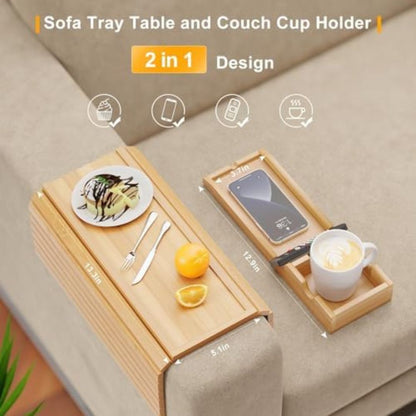 Bamboo Sofa Tray