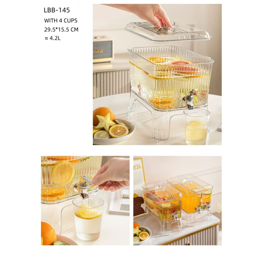 Acrylic Water Dispenser On Stand