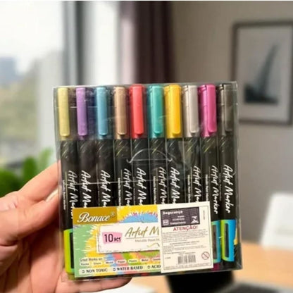 10pc Acrylic Paint Markers
