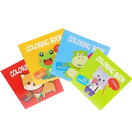 Colouring Book With 32 Stickers