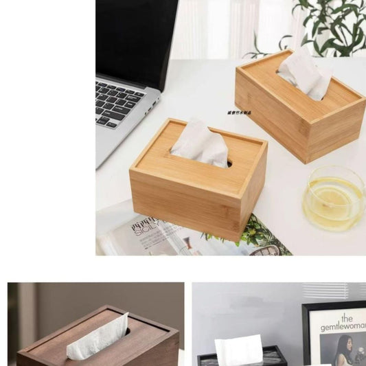 Wooden Tissue Box