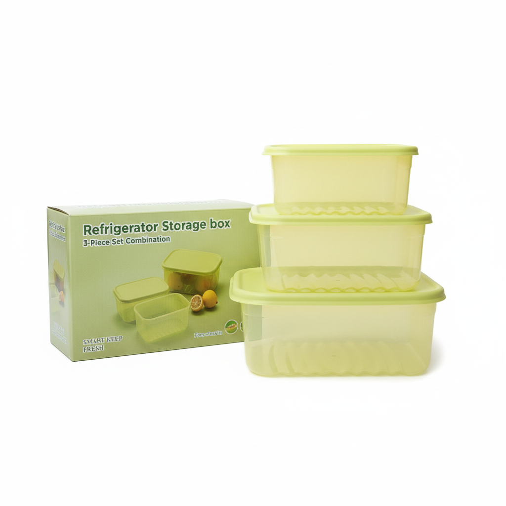 3pc Refrigerator Storage Containers