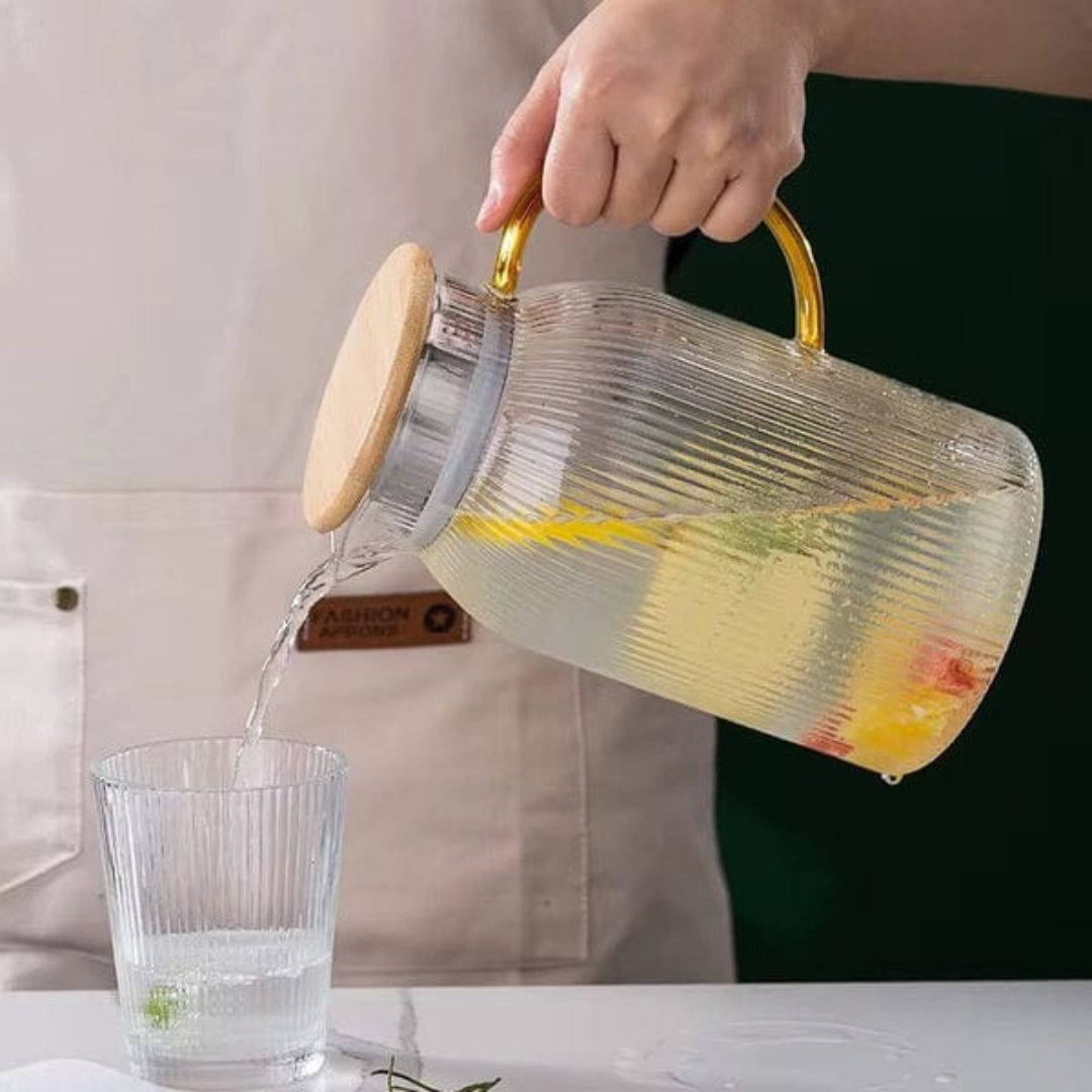 Striped Stove Top Teapot 1.8L