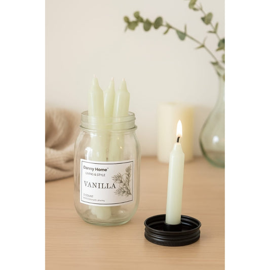Danny Home 5pc Vanilla Stick Candle In Jar