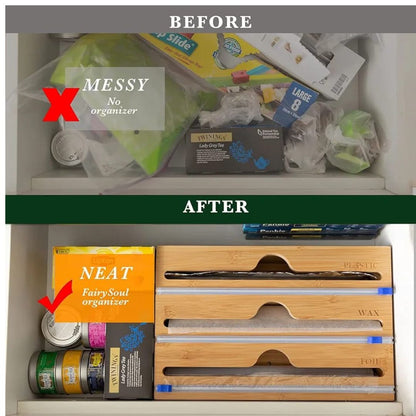 Bamboo Kitchen Dispenser